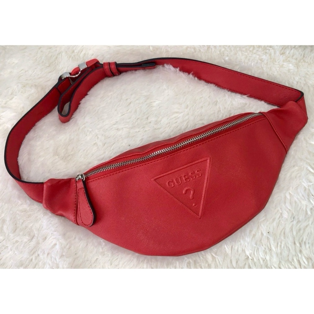 GUESS ❤ Red Fanny Pack